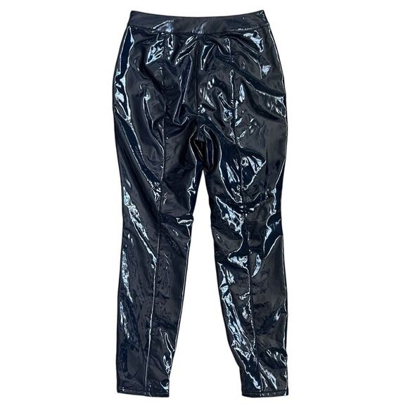 Maeve by Anthropologie Black Patent Leather Pants - Size US 10P - Picture 3 of 11